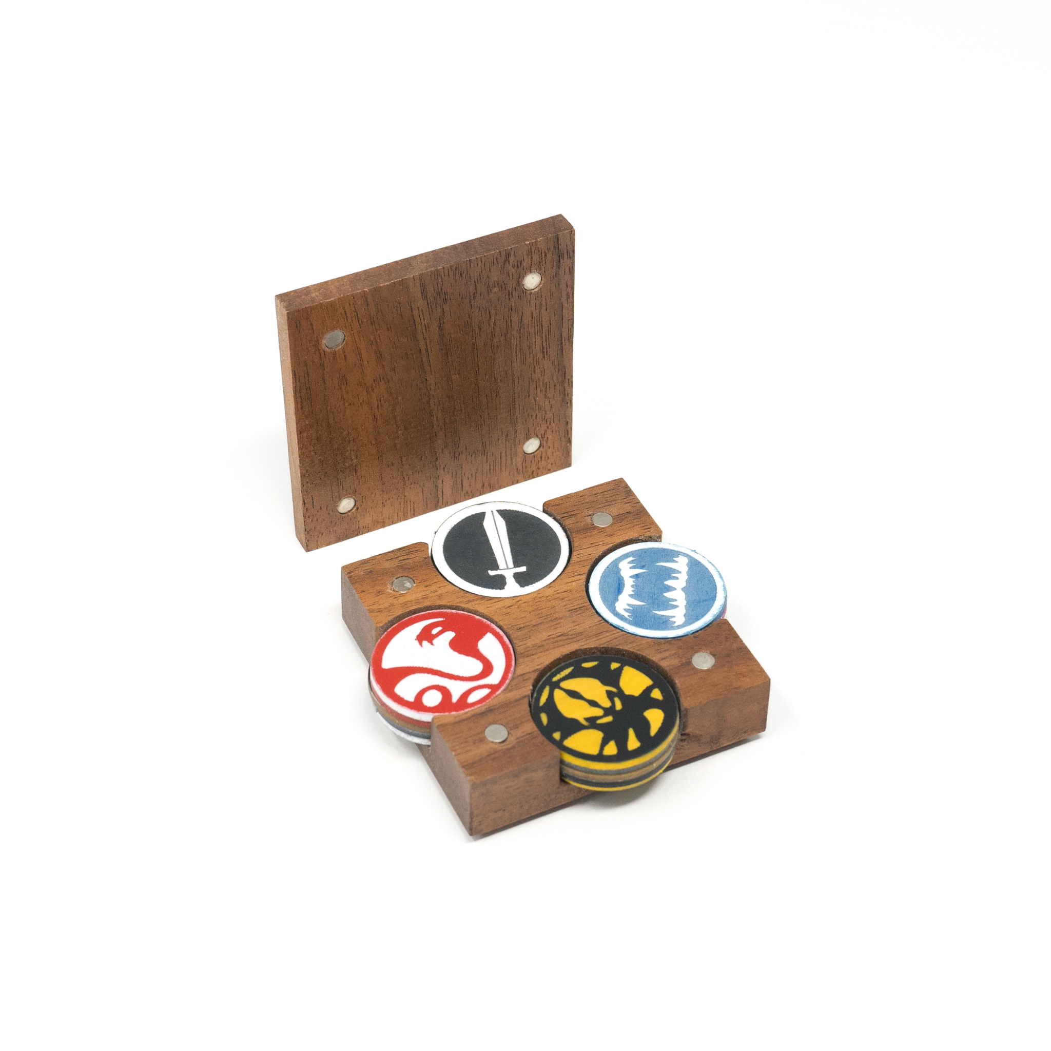 Minimalist Miniature Tokens & Box – Darkwood Gaming