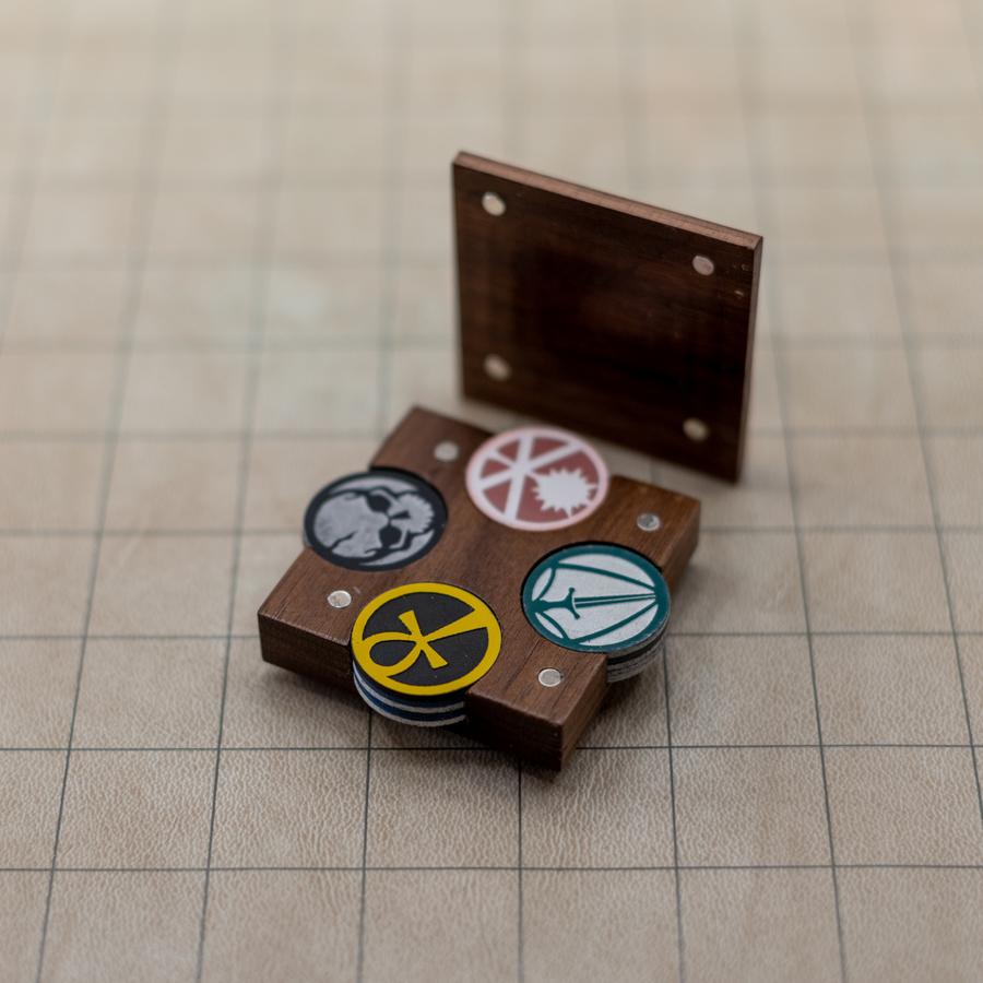 Boxcar Token Minimalist Miniature Tokens & Box – Darkwood Gaming